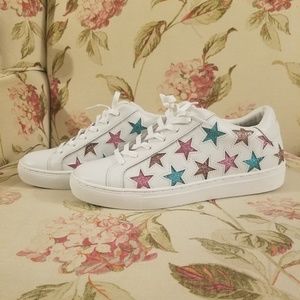 Glitter Star Sneakers NWOT